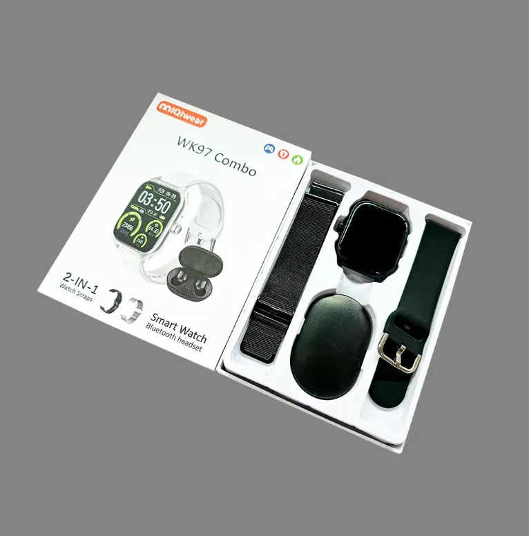 2024 new arrival wk97 combo smart watch Series 9 2in1with Earbuds 2.3 Screen Smart Watch TWS Earbuds