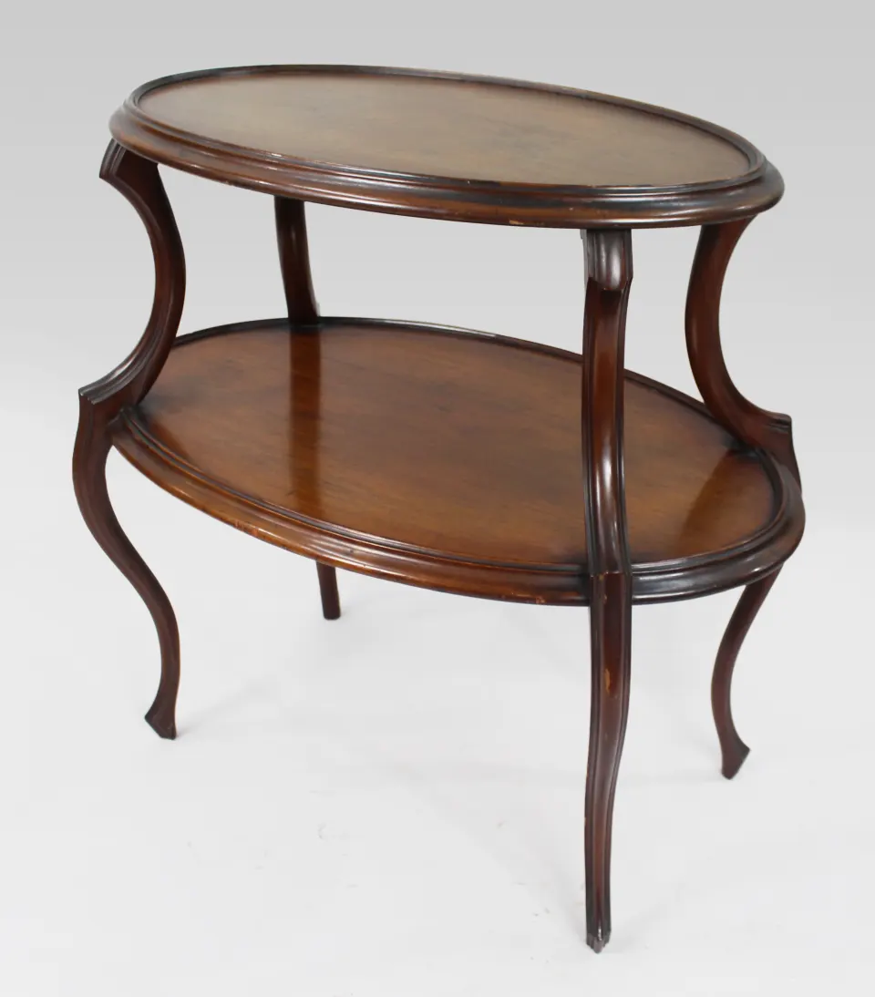 Vintage Two Tier Mahogany Table