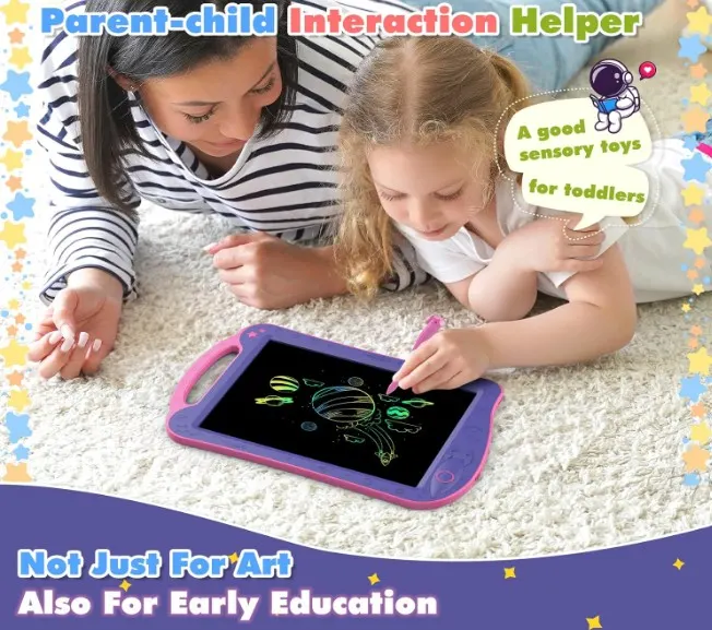 5 x LCD Writing Tablet Kids, Travel Learning Toys Birthday Gifts Age 2+