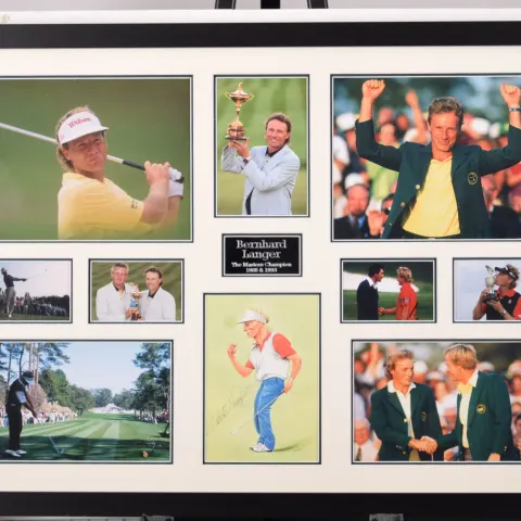 BERNHARD LANGER original signed presentation