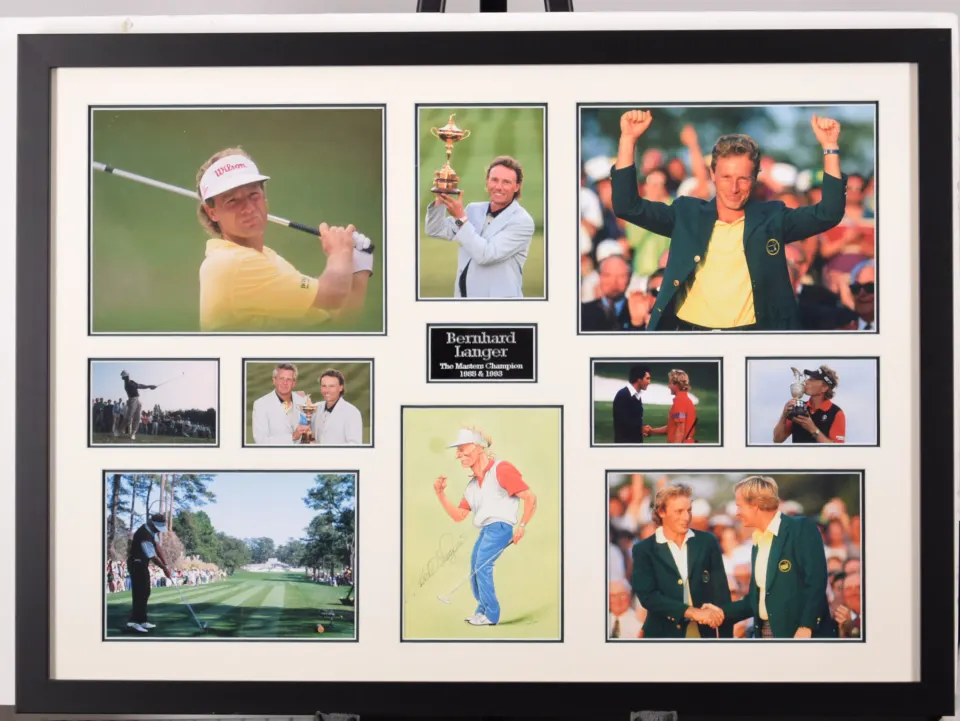 BERNHARD LANGER original signed presentation