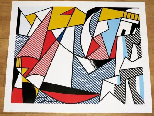 Roy Lichtenstein - 'Sailboats'