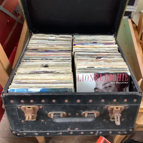 Case of Vintage Records