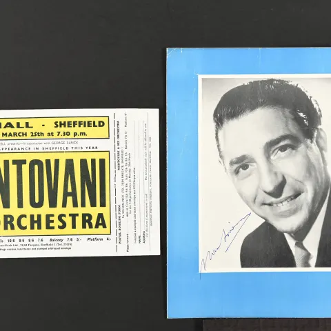 MANTOVANI (1905-1980) Original signature