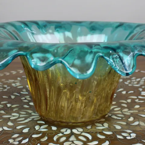 Large Murano Art Glass Centrepiece Bowl