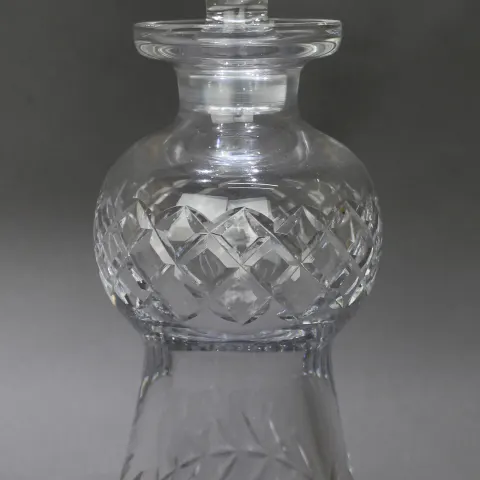 Vintage Bell Shaped Crystal Decanter
