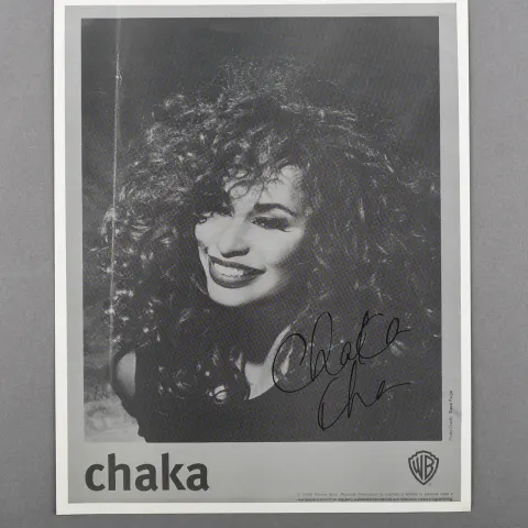 Chaka Khan Original Signature