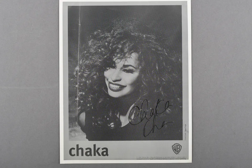 Chaka Khan Original Signature