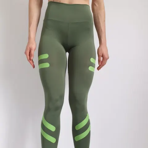 Women's Black Yoga Pants High Waist Leggings, Size Large