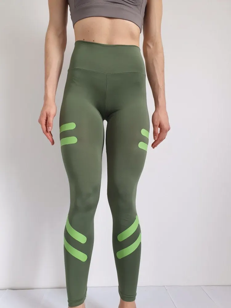Women's Black Yoga Pants High Waist Leggings, Size Large