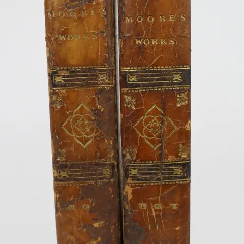 Two Volumes of The Works of John Moore, M.D. – 1820 Edinburgh