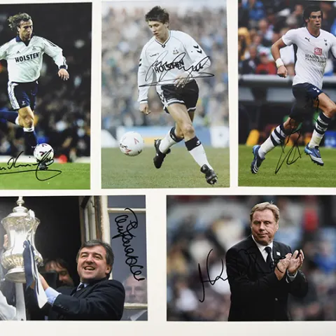 SPURS: LINEKER, REDKNAPP, TERRY VENABLES, DAVID GINOLA & GARETH BALE