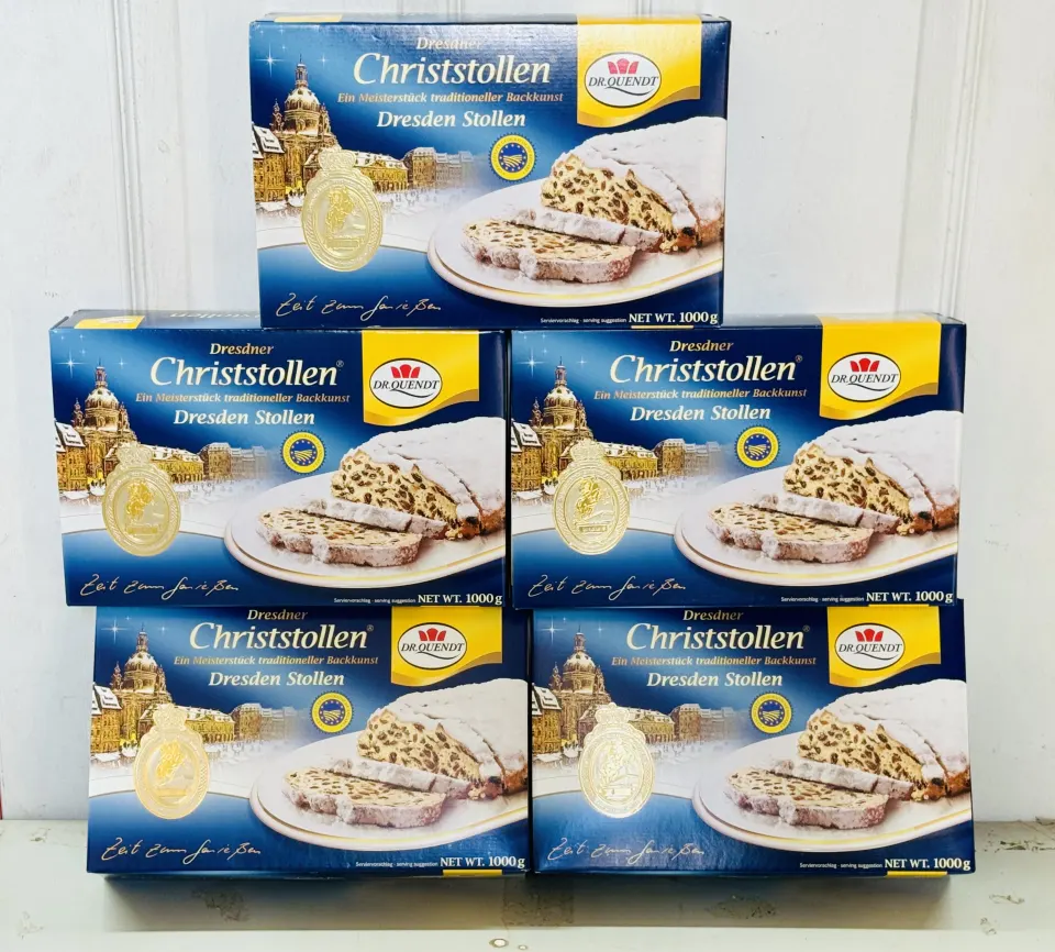 5 x Lambertz Dresden Stollen 1kg (OOD) BBE 7/24