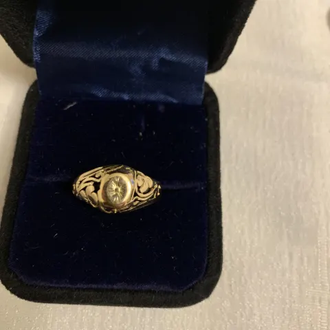 Vintage 14 Karat Gold Ring Size T