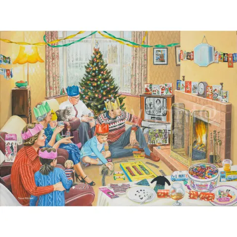 The Queen Christmas Speech Extra Large Designed Metal Wall Art