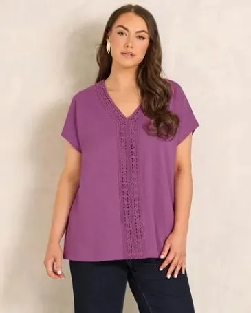 6 x Evans V-Neck T-Shirts, 16 & 30/32 £18.99 ea. L9b