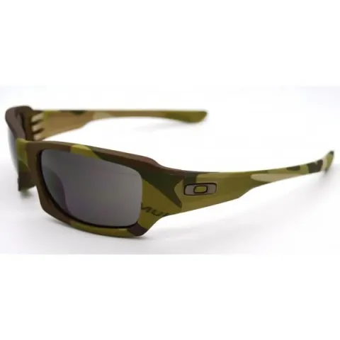 Oakley Fives Squared Sunglasses | Brand New | Camo | Grey Lens