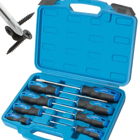 8 Piece Magnetic Screwdriver Set with Nichrome Tip L3b