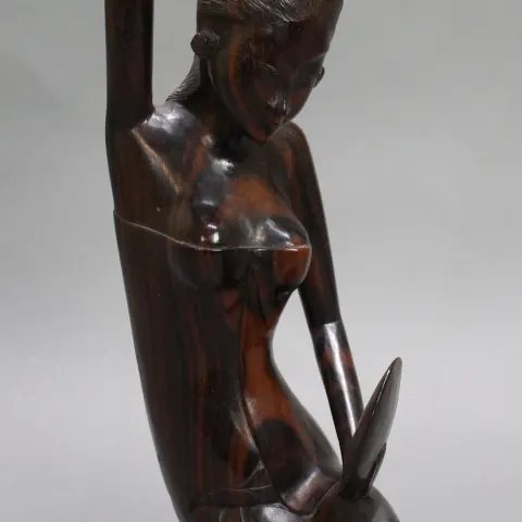 Fine Carved Tribal Figural Sculpture By Parta