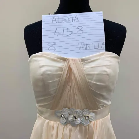 Champagne Size 8 Short Dress