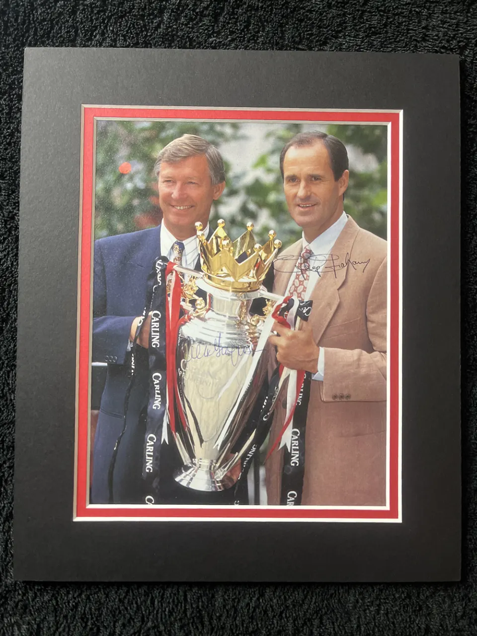 Alex Ferguson & George Graham Signed