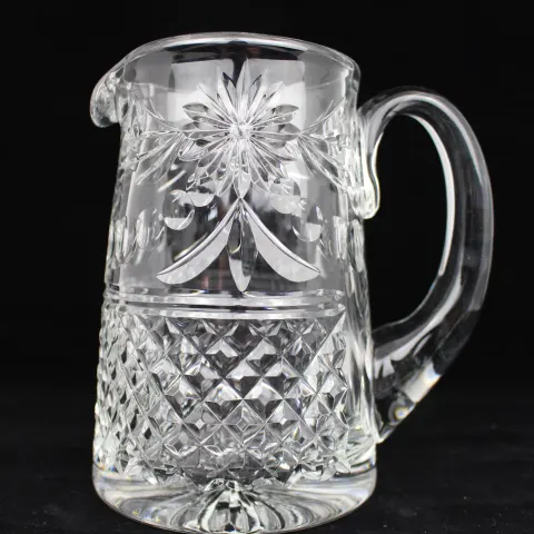 Stuart Crystal "Beaconsfield" Pattern Cut Glass Jug