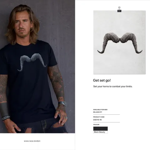 Raza London - Brand New & Sealed Pack Designer T-Shirts for Men & Women - Total RRP £240,000