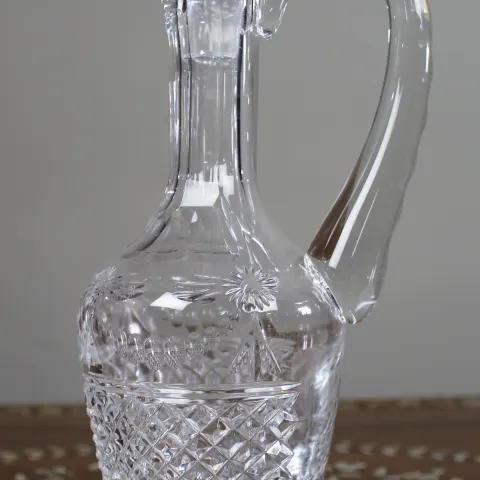 Fine Stuart Crystal Beaconsfield Cut Glass Claret Jug