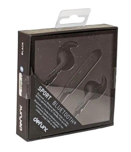 5 x DeFunc PLUS Sport Bluetooth In-Ear Earbuds - Black