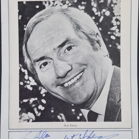 Dick Emery Original Signature