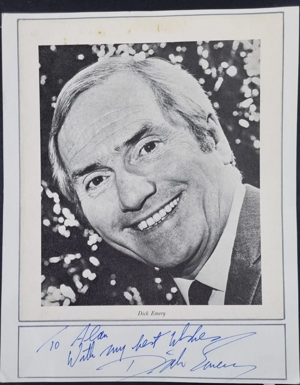 Dick Emery Original Signature
