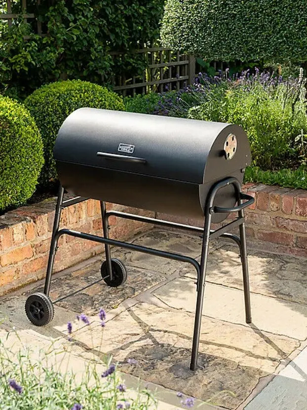 (55/7M) RRP £80. Uniflame 75cm Charcoal BBQ Grill. Can Cook Up To 20 Burgers At A Time. 70.3x36cm C