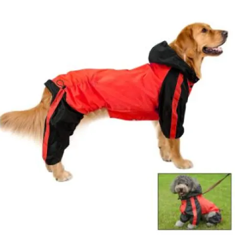 10 x Dog Raincoat - Waterproof Hooded Rain Jacket Total RRP £238.65