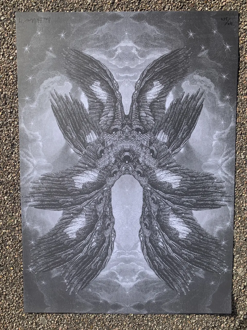 Dan Hillier Who Sadly Died This Year, Signed Numbered Rare Print x/250 Rare Investment Free Post