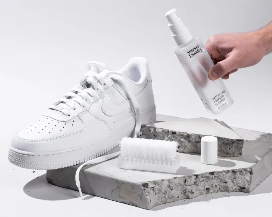 Waterless Shoe Cleaner Foam and Brush Kit L13 sku-3977