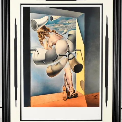 Salvador Dali Limited Edition. "Young Virgin Auto-Sodomised By Her Own Chastity, 1954"