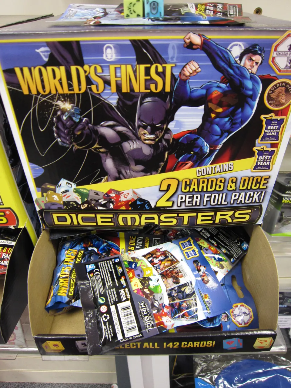 100pcs assorted  licensed Mystery blind bags all DC , Batman , Superman , snaps and games dice colle