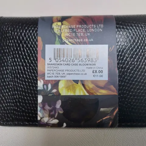 Black Card Wallets From Paperchase. RRP £8 Each x 10