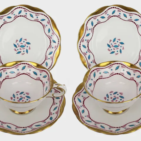 Set of 5 Grosvenor Jackson & Gosling Horentine Trios c.1910