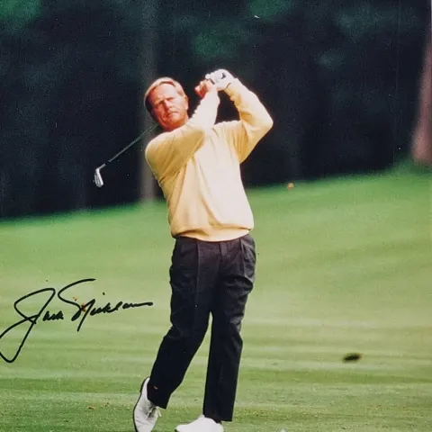 Jack Nicklaus Original Signature