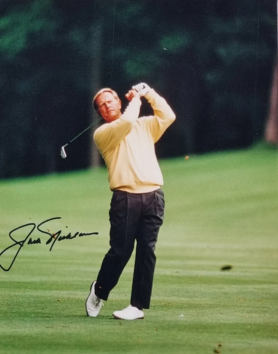Jack Nicklaus Original Signature