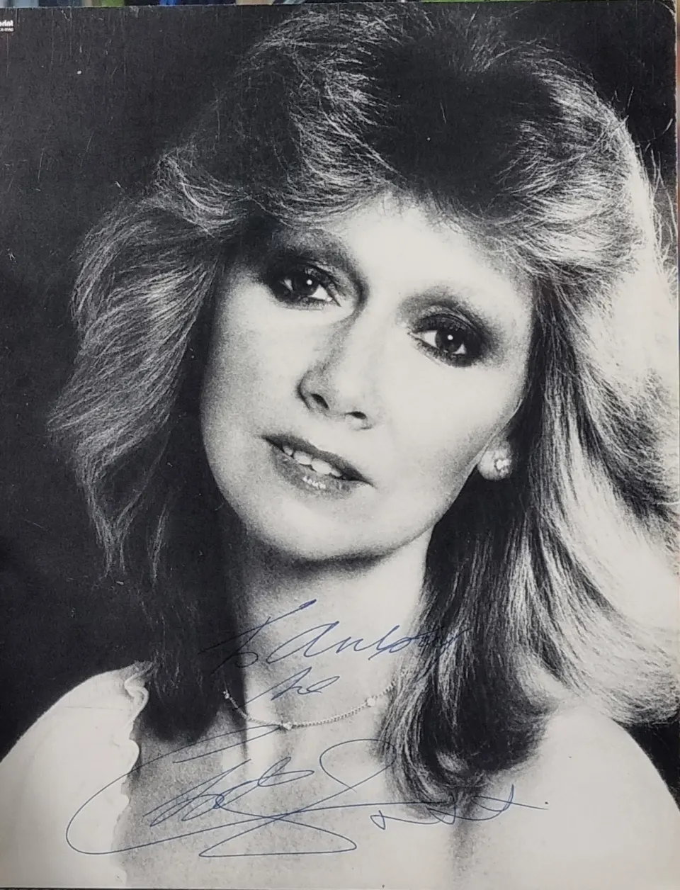 Clodagh Rodgers Original Signature