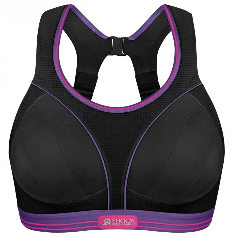 20 Shock Absorber Run Sports Bras Sizes 32 34 Black