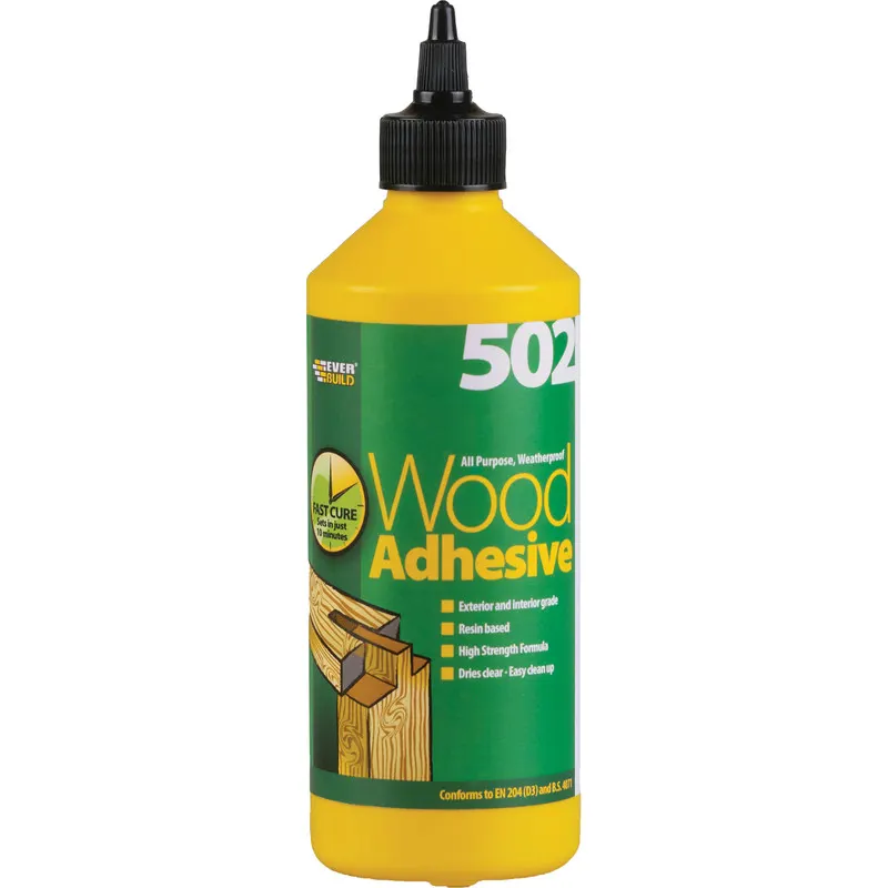 Everbuild 502 Interior & Exterior PVA Wood Glue 1L