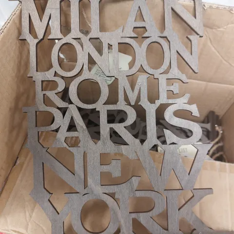 City Bucket List Plaques