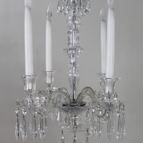 Fine Four Arm Light Crystal Chandelier