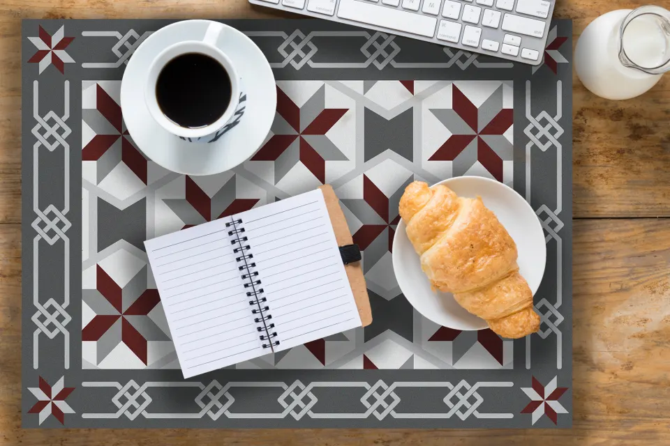 Roma Vinyl Table Mat 33x45cm (Set of 4) RRP - £44