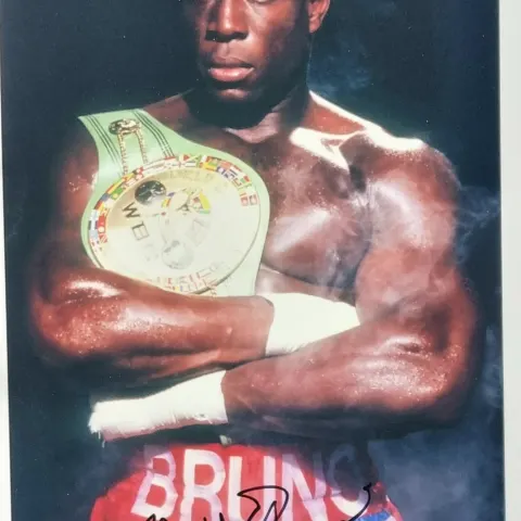 Frank Bruno Original Signature