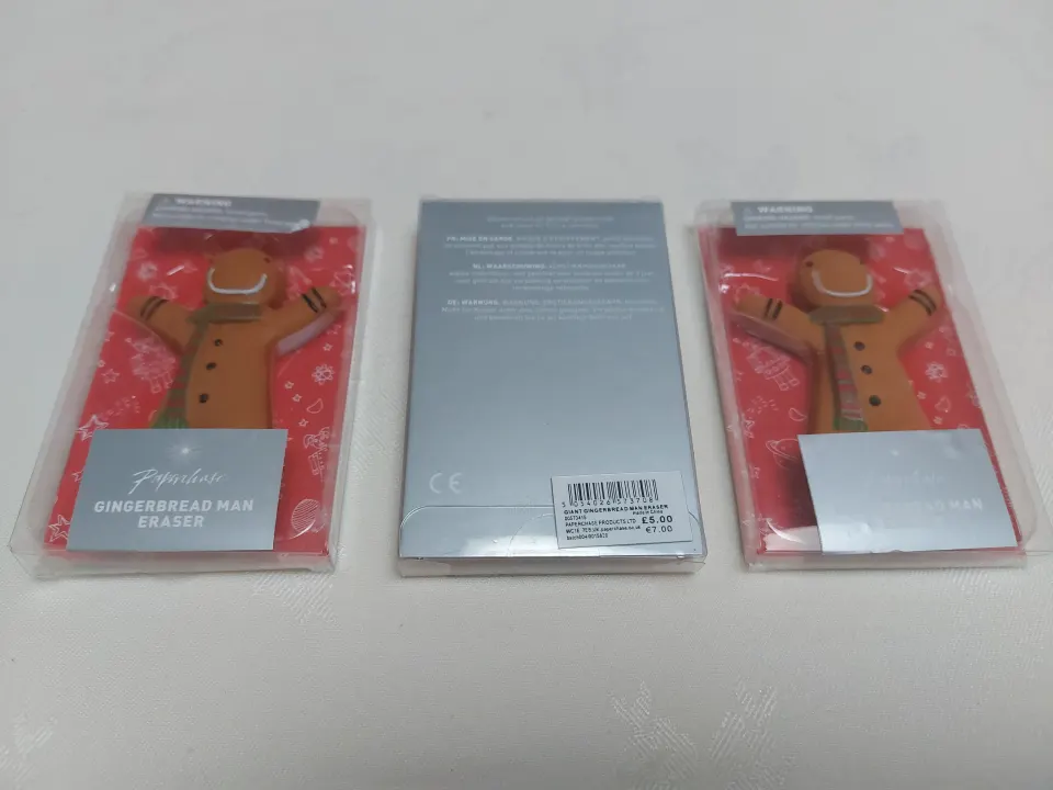 Giant Gingerbread Man Eraser
