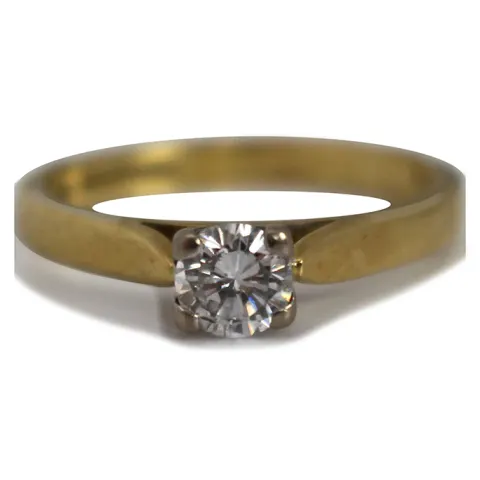 Diamond Solitaire Ring 0.42 Carat